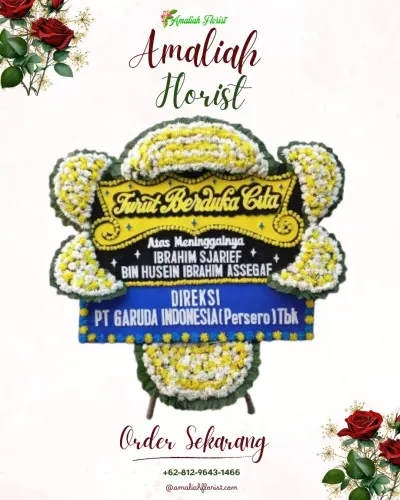 Papan Bunga Duka di Kwayangan