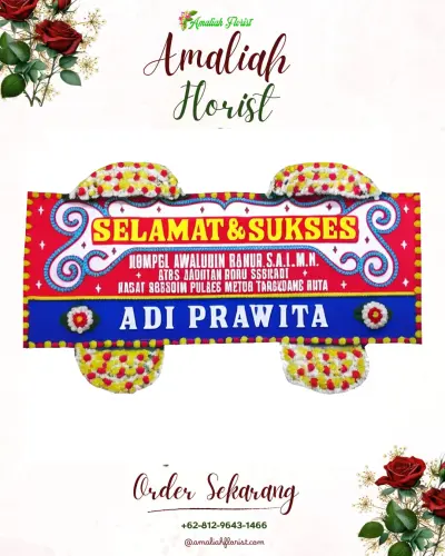 Karangan Bunga Ucapan Selamat di Kwayangan