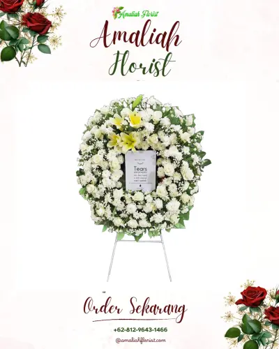 Krans Bunga Duka Cita di Kwayangan