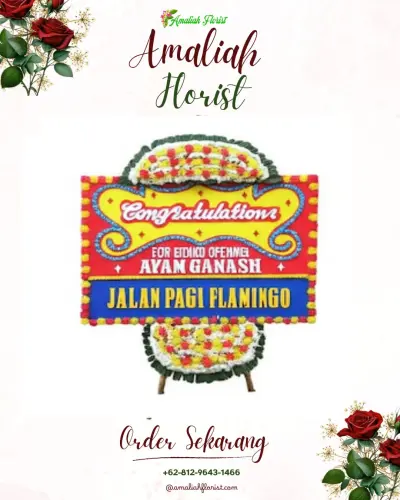 Bunga Papan Congratulation di Kwayangan